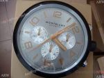 Montblanc TimeWalker Replica Wall Clocks - Black Case Gray Dial